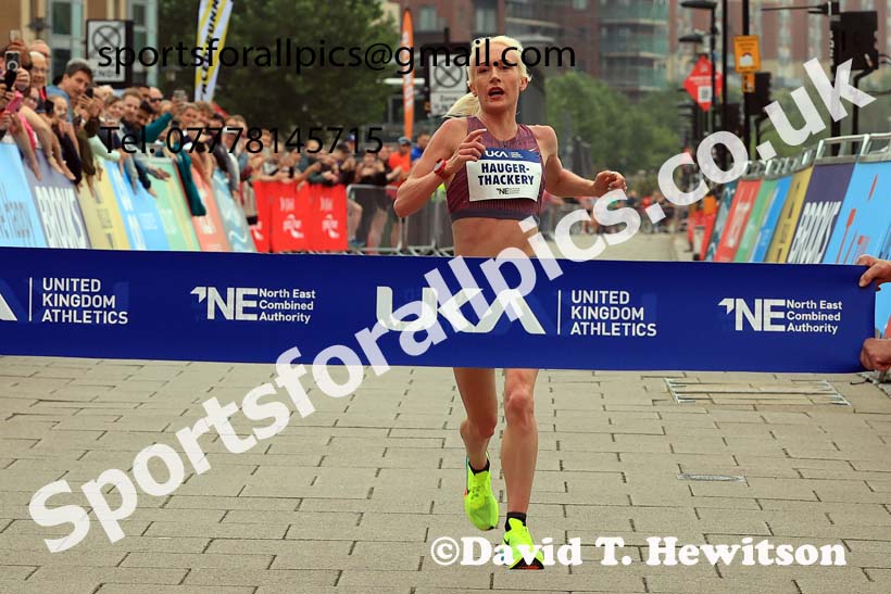 Womens 2024 UK Athletics 5k Road Champs., Newcastle/Gateshead Quayside.  Photo: David T. Hewitson/Sports for All Pics